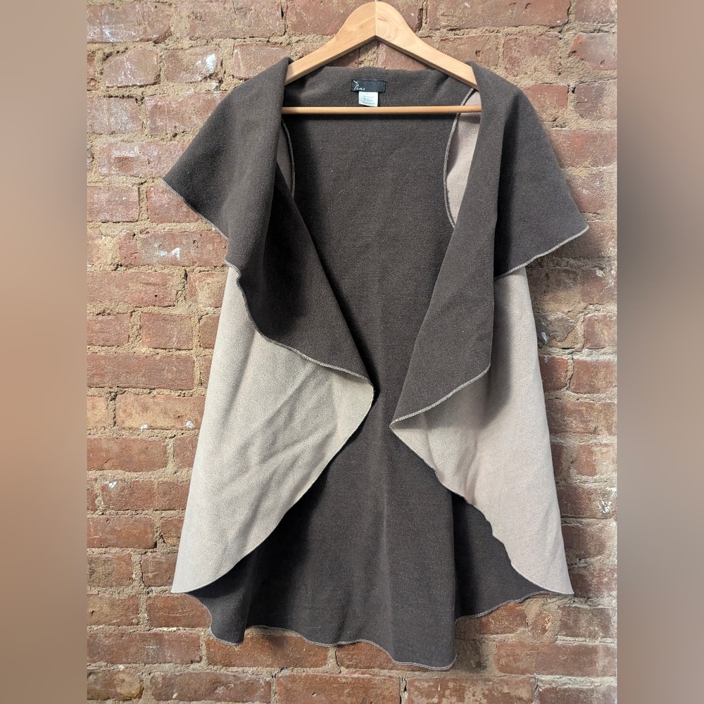 Noir brown/beige DOUBLE LAYER VEST O/S